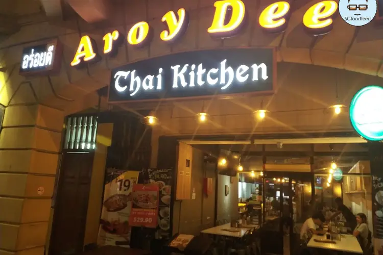 Entrance of Aroy-Dee Thai Kitchen.