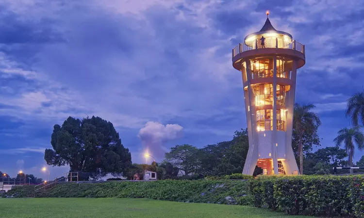 The night beauty of the Upper Seletar Reservoir Park.