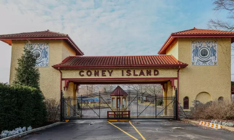 The entrance gate of the Coney Island