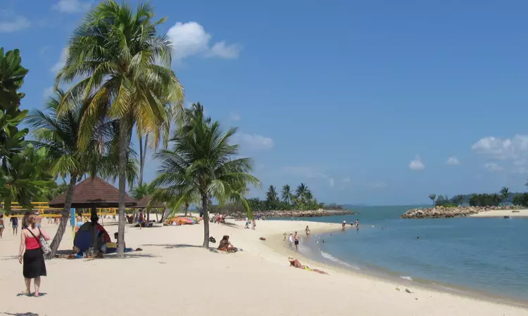 The coast of the Tanjong Beach